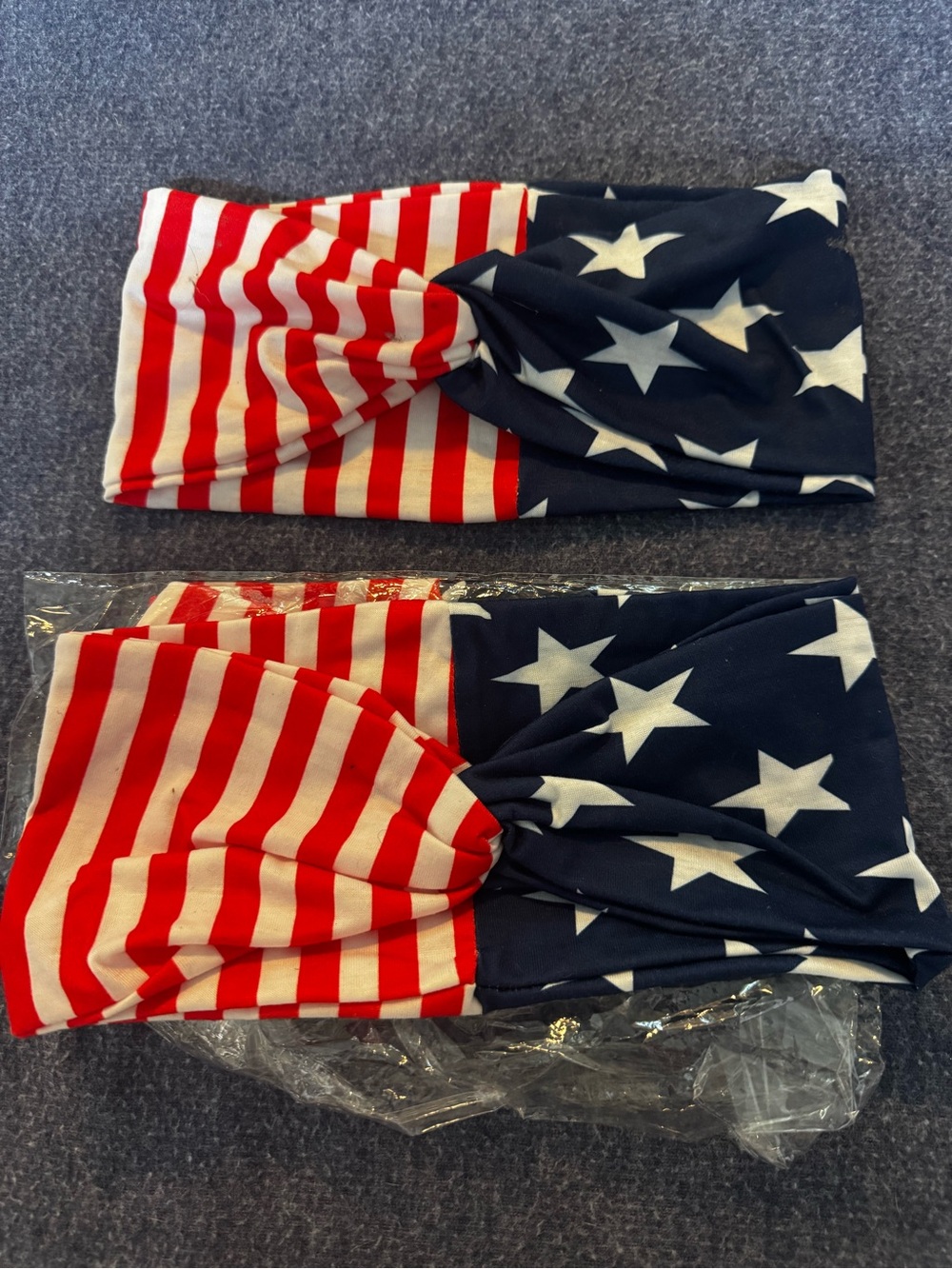 American Flag Twist Headband - Red, White & Blue